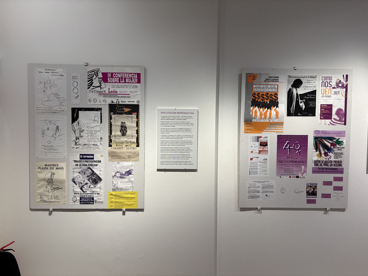 Presentación de la exposición '50 años de feminismo en León' en el Museo de León | José Martín