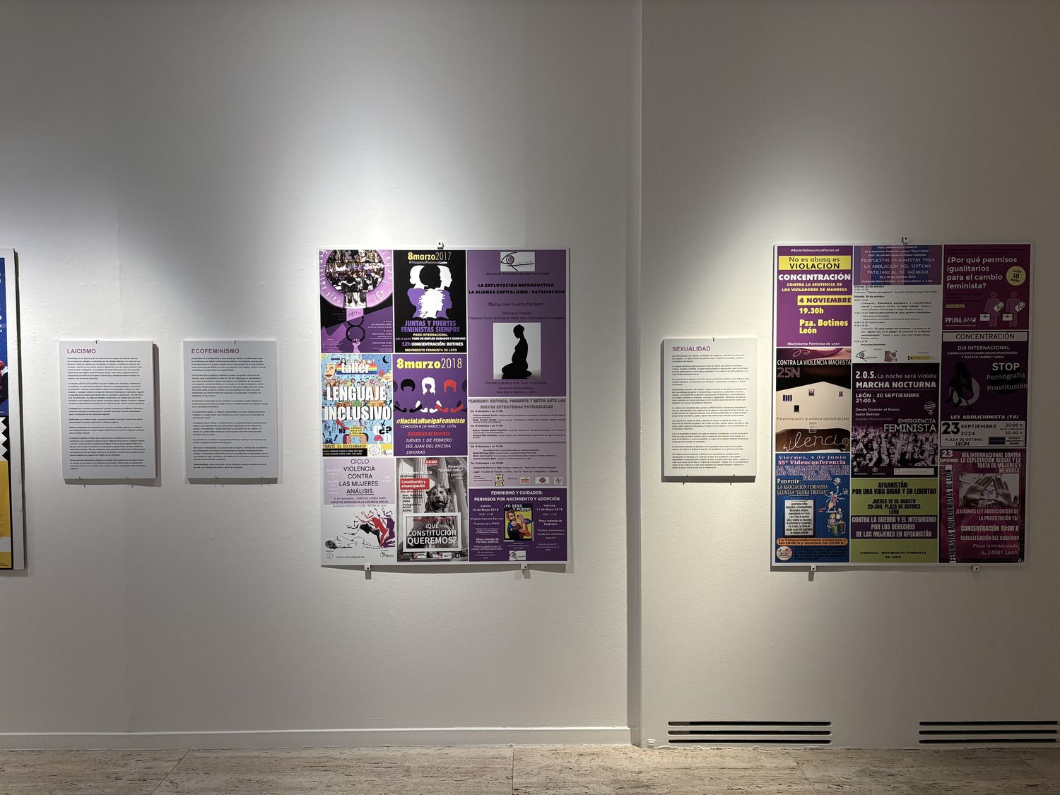 Presentación de la exposición '50 años de feminismo en León' en el Museo de León | José Martín