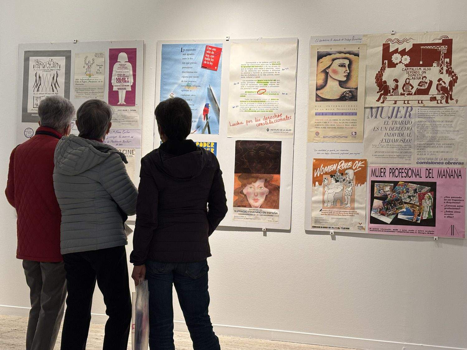 Presentación de la exposición '50 años de feminismo en León' en el Museo de León | José Martín