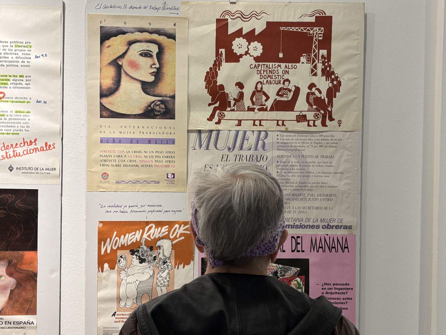 Presentación de la exposición '50 años de feminismo en León' en el Museo de León | José Martín