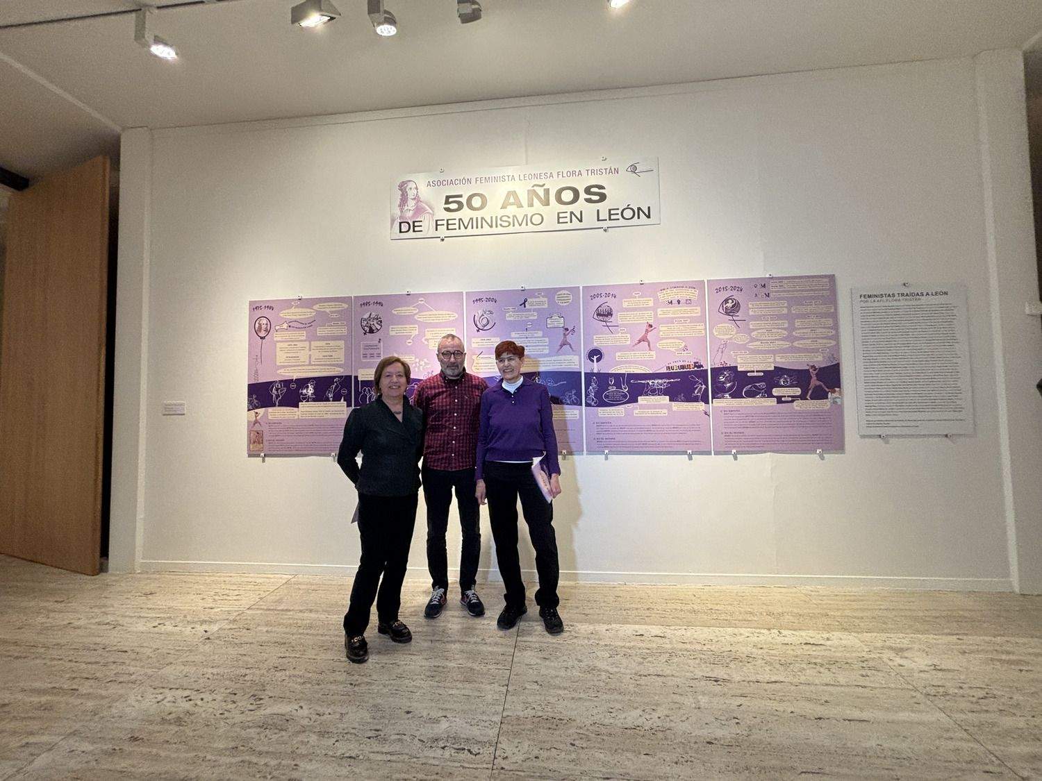 Presentación de la exposición '50 años de feminismo en León' en el Museo de León | José Martín