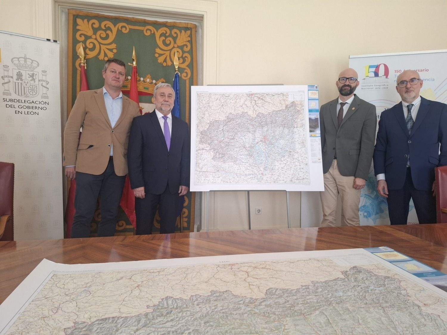 Presentación de los nuevos mapas de León elaborados por el IGN Presentación de los nuevos mapas de León elaborados por el IGN