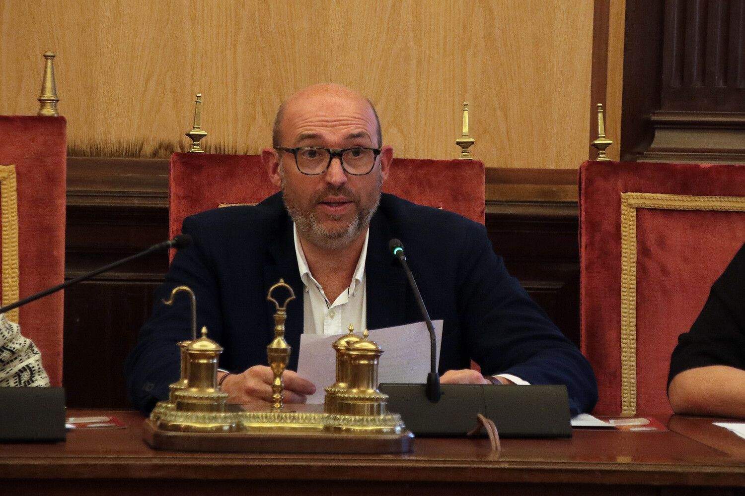  Los cocineros Yolanda León y Juanjo Pérez, del restaurante Cocinandos, ofrecen el pregón inaugural de la Feria del Libro de León | Peio García / ICAL