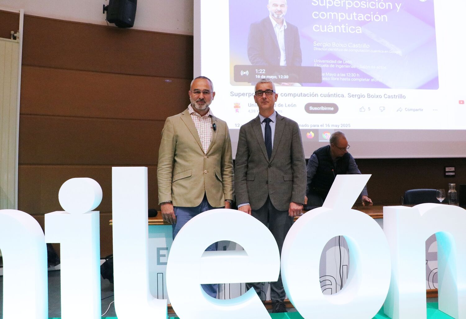 Sergio Boixo reclama desde la ULE más apoyo a la carrera científica