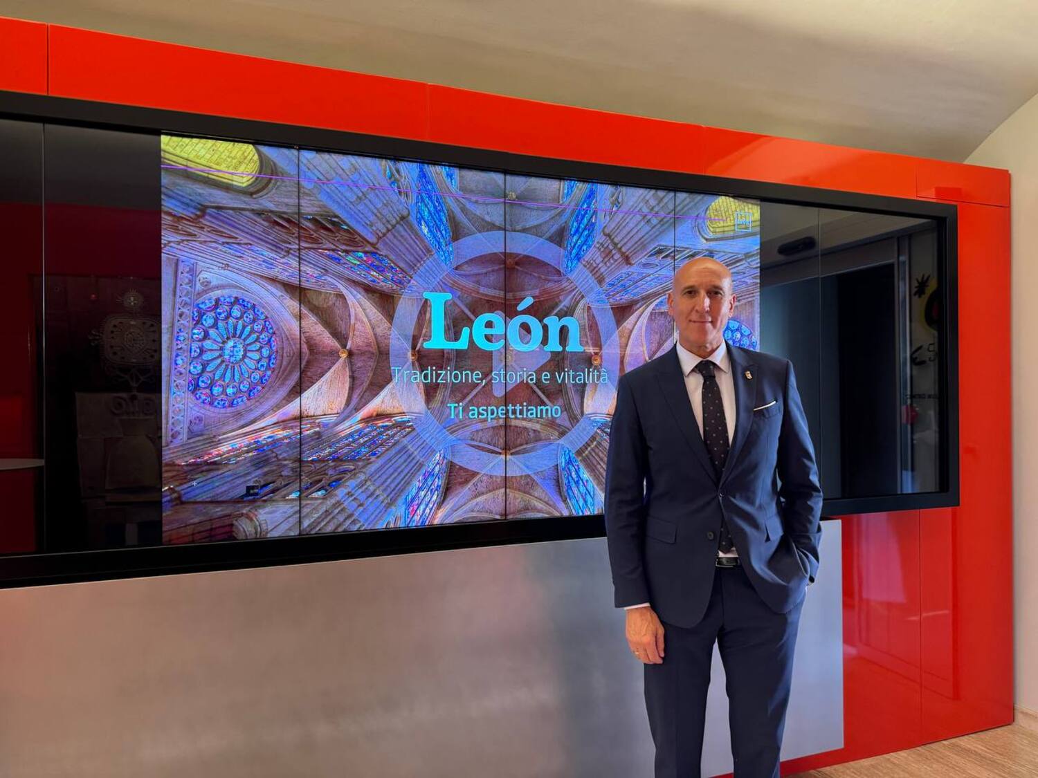 José Antonio Diez en Turespaña en Roma