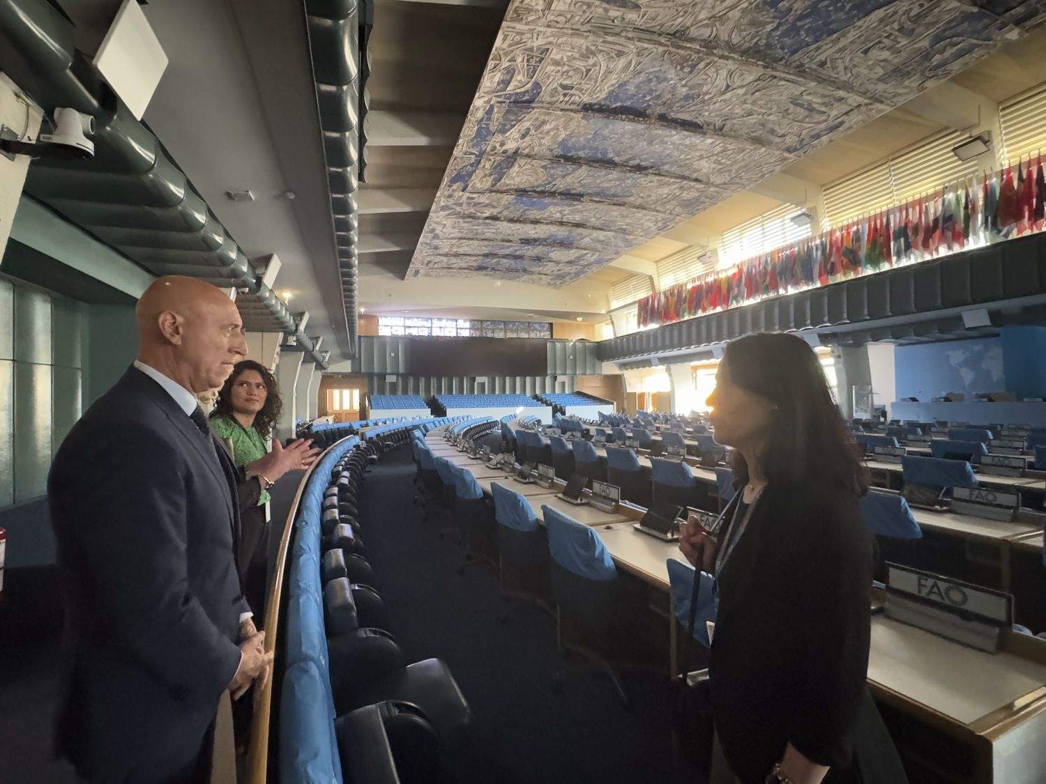 Reunión entre José Antonio Diez, alcalde de León y la FAO