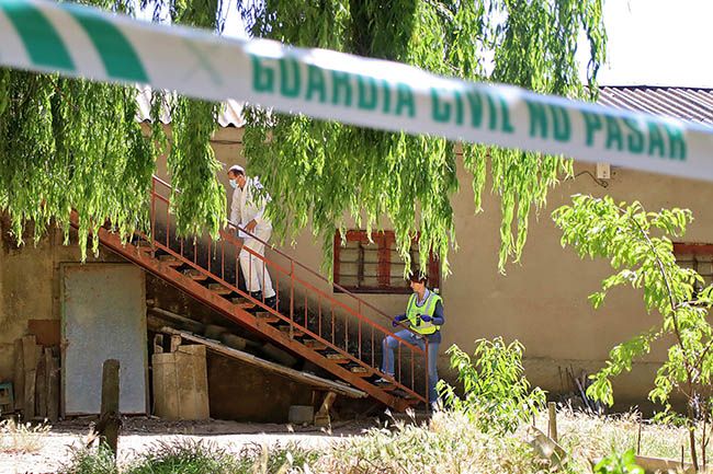 La Guardia Civil investiga en el domicilio de Villagarcía de la Vega (León) donde tuvieron lugar los hechos