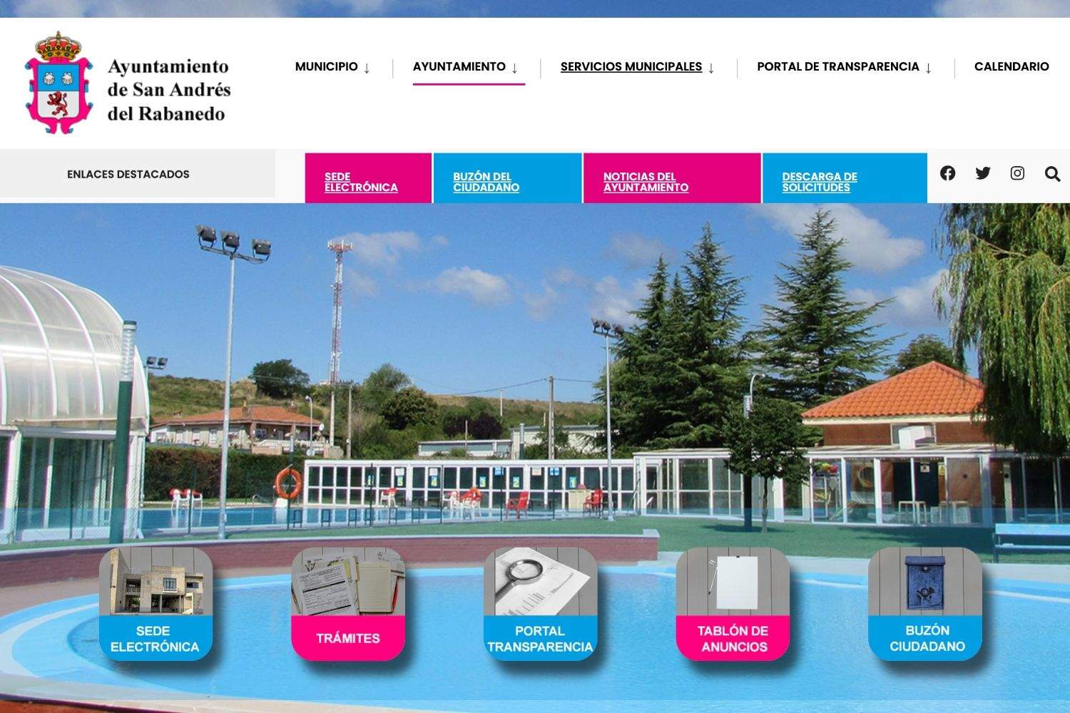 web ayuntamiento san andres