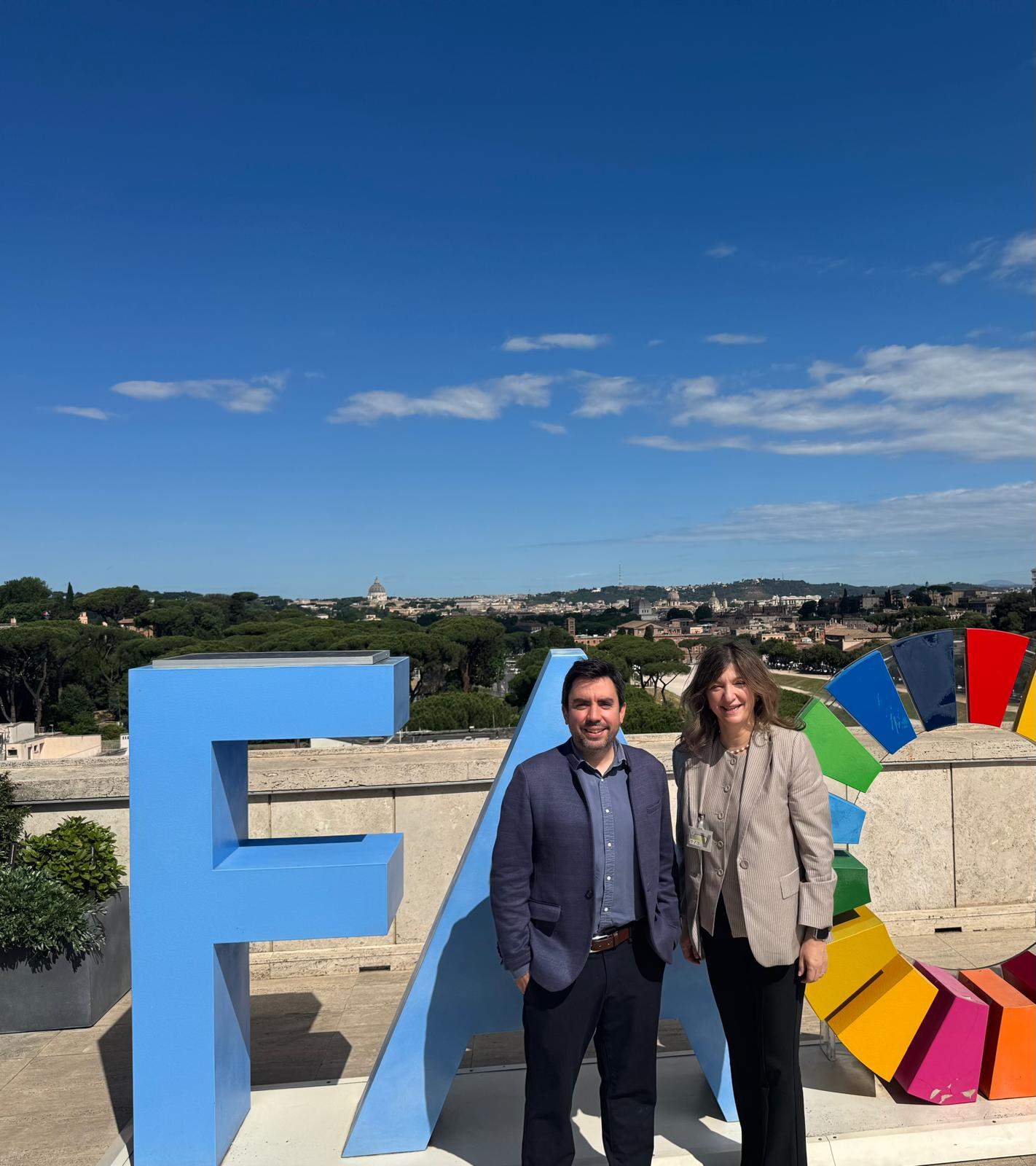 Visita de Nuria González, rectora de la ULE, visita las instalaciones de la FAO Visita de Nuria González, rectora de la ULE, visita las instalaciones de la FAO