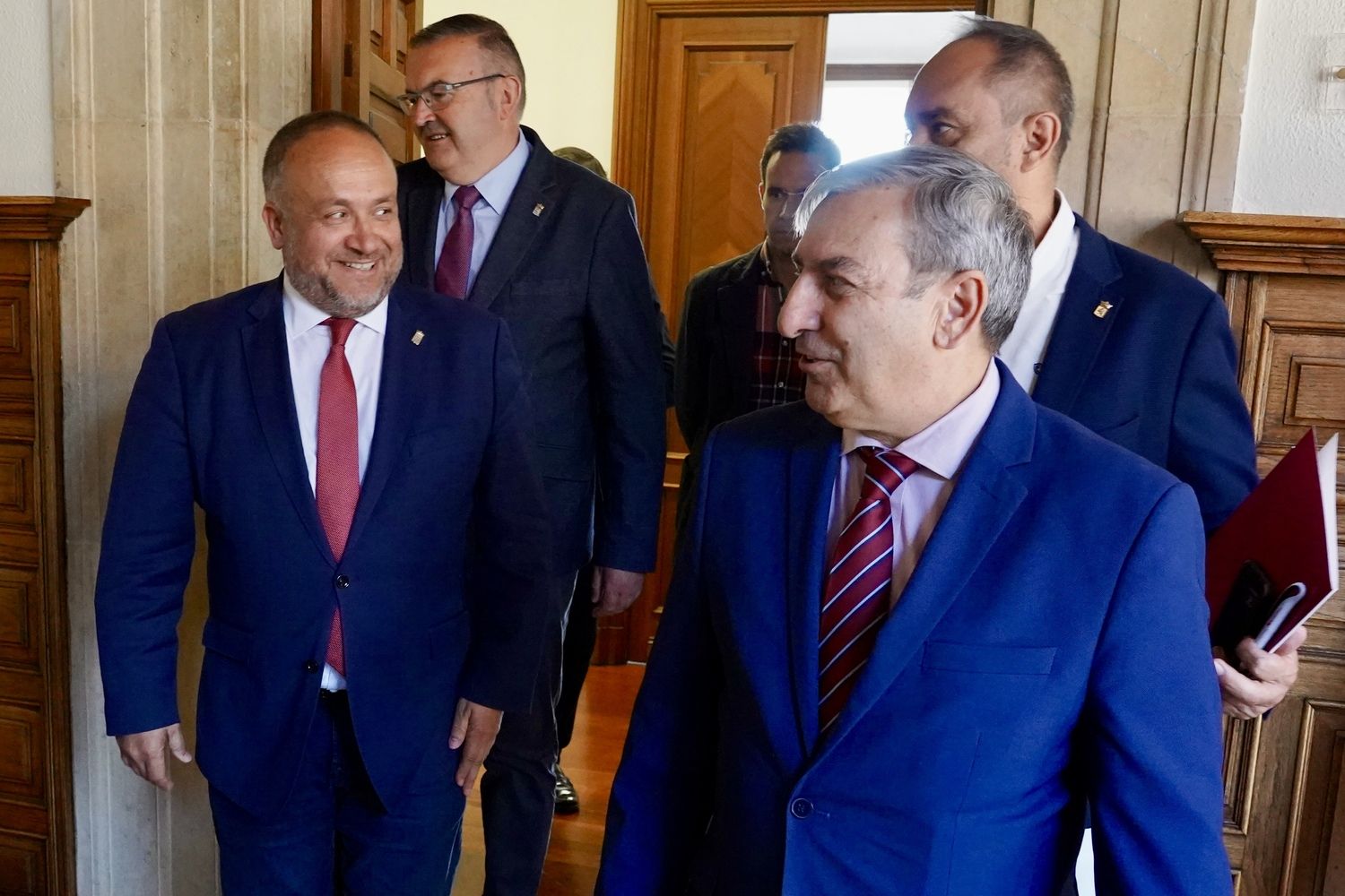 Presidente de la Diputación y Consejero de Movilidad y Transformación Digital