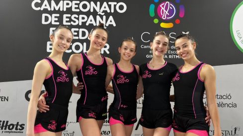 Cinco gimnastas del Club Ritmo participan este fin de semana en el Campeonato de España en edad escolar