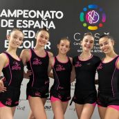 Cinco gimnastas del Club Ritmo participan este fin de semana en el Campeonato de España en edad escolar