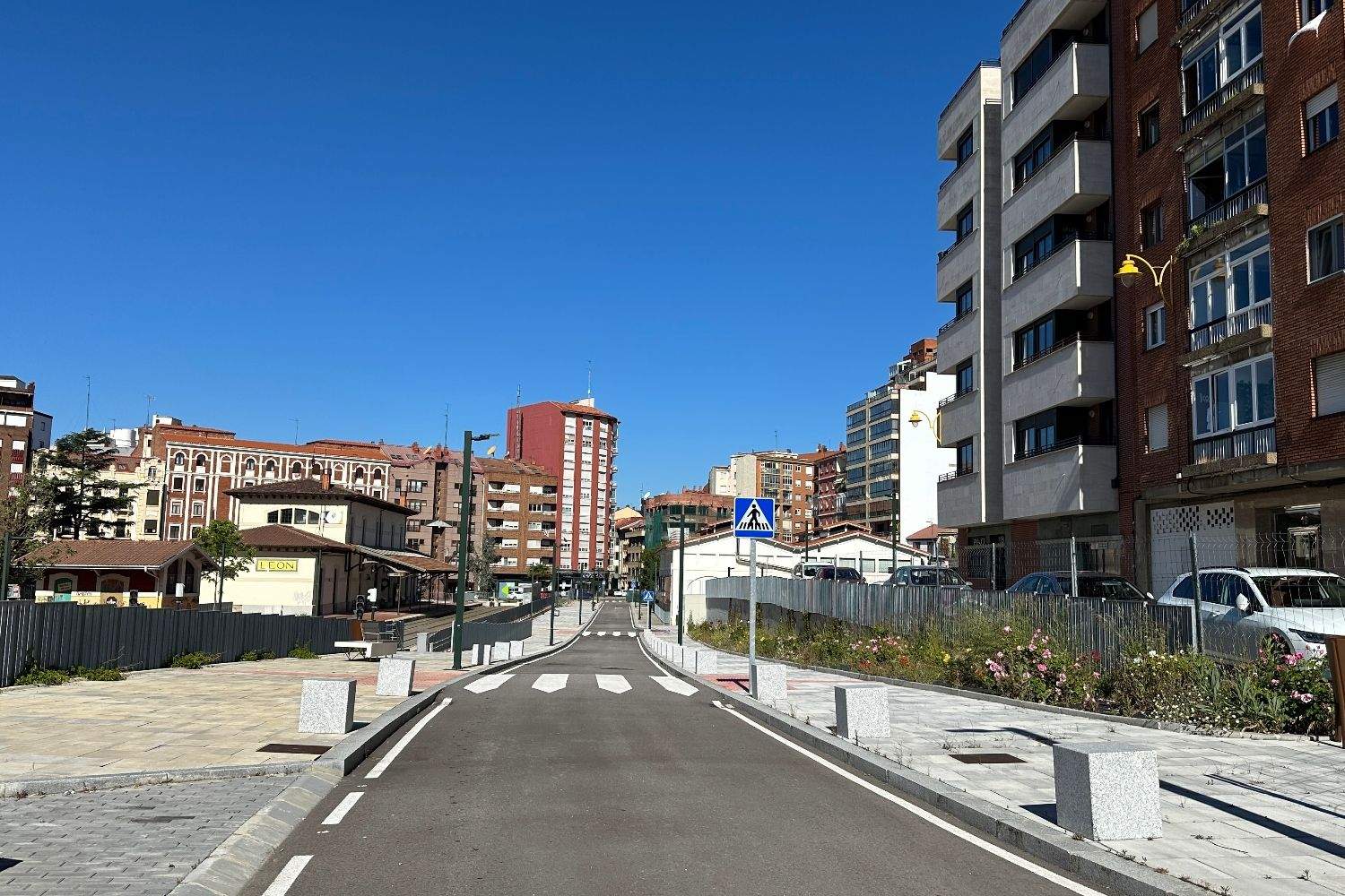 Nuevo vial en el entorno de la estación de Matallana de León | Ayuntamiento de León