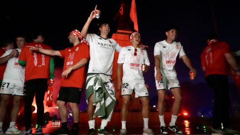 Celebración de la Cultural y Deportiva Leonesa en la plaza de Guzmán el Bueno | Campillo / ICAL