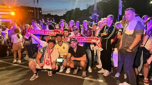 Celebración de la Cultural y Deportiva Leonesa en la plaza de Guzmán el Bueno | José Martín