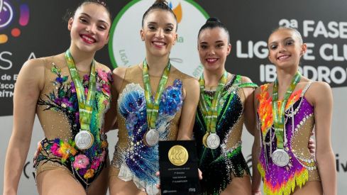 Las gimnastas leonesas del Club Ritmo terminan 1ª en la clasificación general de la Liga Iberdrola
