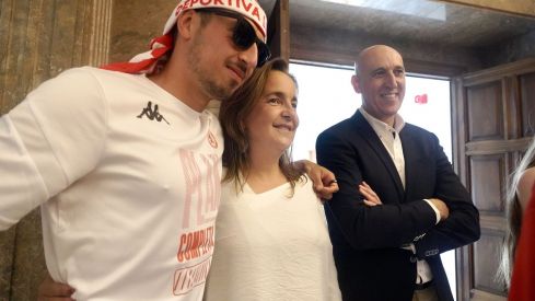 Recibimiento a la Cultural y Deportiva Leonesa en el Ayuntamiento de León | Campillo / ICAL