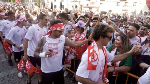 Recibimiento a la Cultural y Deportiva Leonesa en el Ayuntamiento de León | Campillo / ICAL