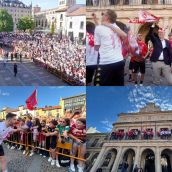 Recibimiento a la Cultural y Deportiva Leonesa en el Ayuntamiento de León | José Martín