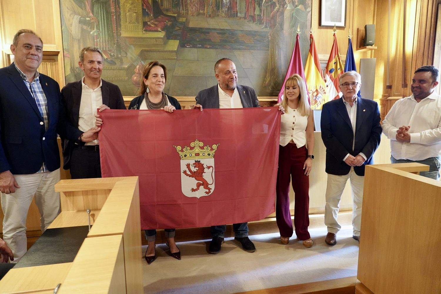 Recepción a la plantilla de la Cultural en la Diputación de León | Campillo / ICAL