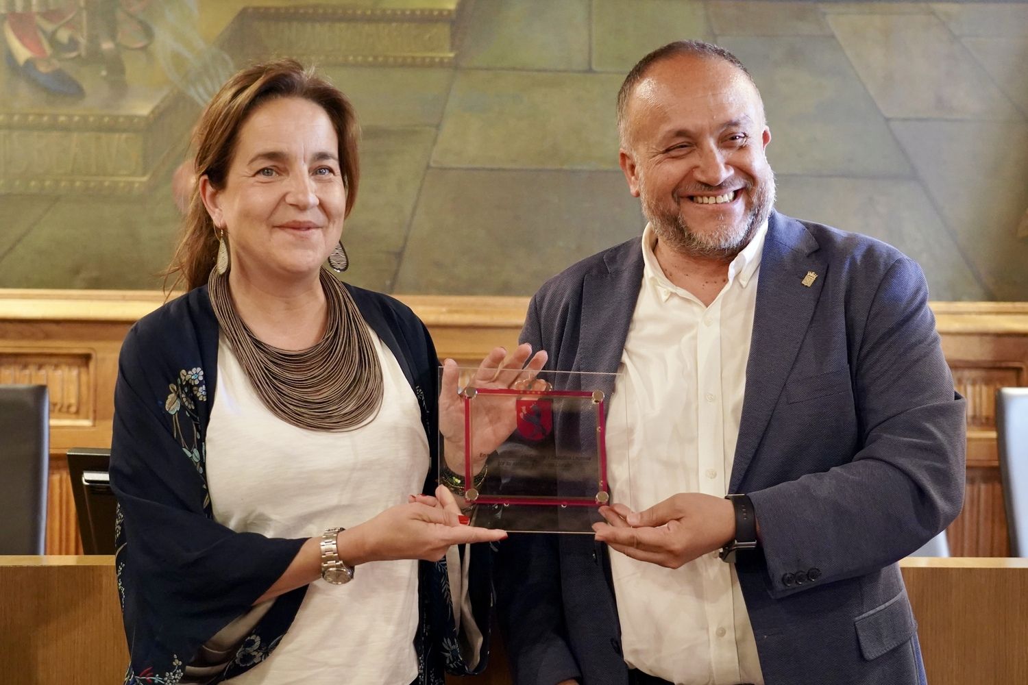 Recepción a la plantilla de la Cultural en la Diputación de León | Campillo / ICAL