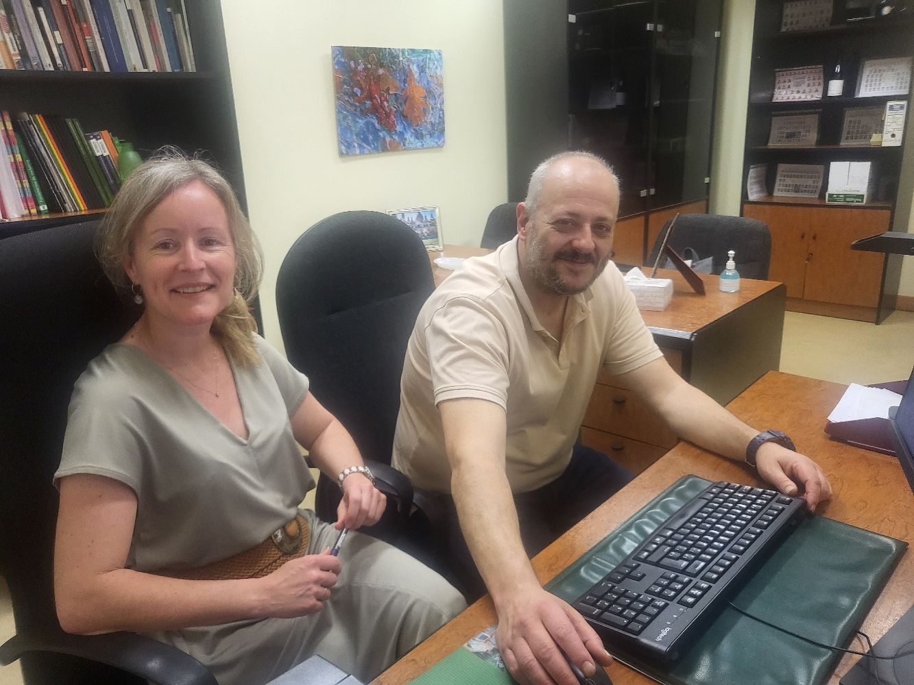 Rosana Fuentes y José Luis del Campo 