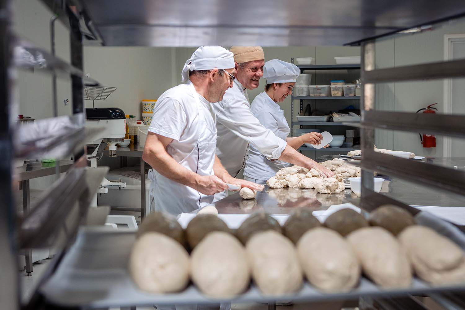 Obrador de la panadería artesana sin gluten 'Massa Mater' en Agreda (Soria)