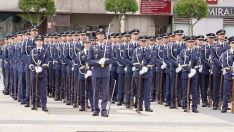 Campillo ICAL. Acto de entrega del título de Hijos Adoptivos de León a los alumnos de la Academia Básica del Aire y del Espacio de La Virgen del Camino 