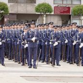 Campillo ICAL. Acto de entrega del título de Hijos Adoptivos de León a los alumnos de la Academia Básica del Aire y del Espacio de La Virgen del Camino 