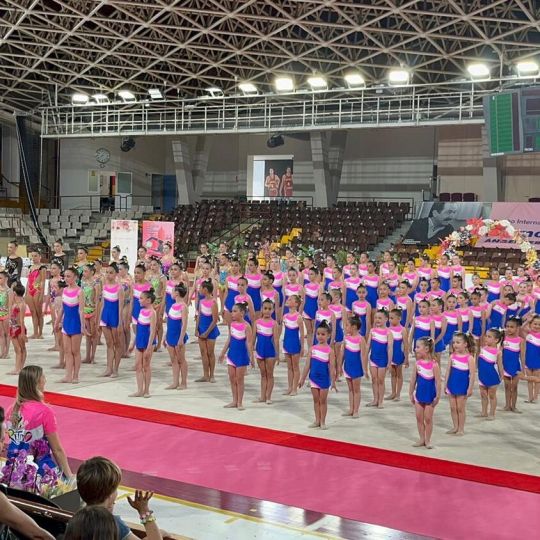 Exhibición del Club Ritmo en el Palacio de los Deportes de León Exhibición del Club Ritmo en el Palacio de los Deportes de León