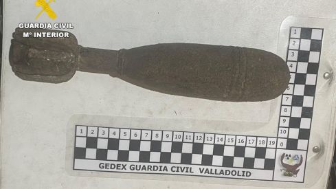 Desactivan un proyectil de mortero encontrado entre residuos del CTR en San Román de la Vega (León)