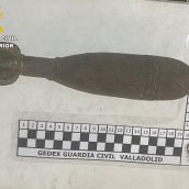 Desactivan un proyectil de mortero encontrado entre residuos del CTR en San Román de la Vega (León)
