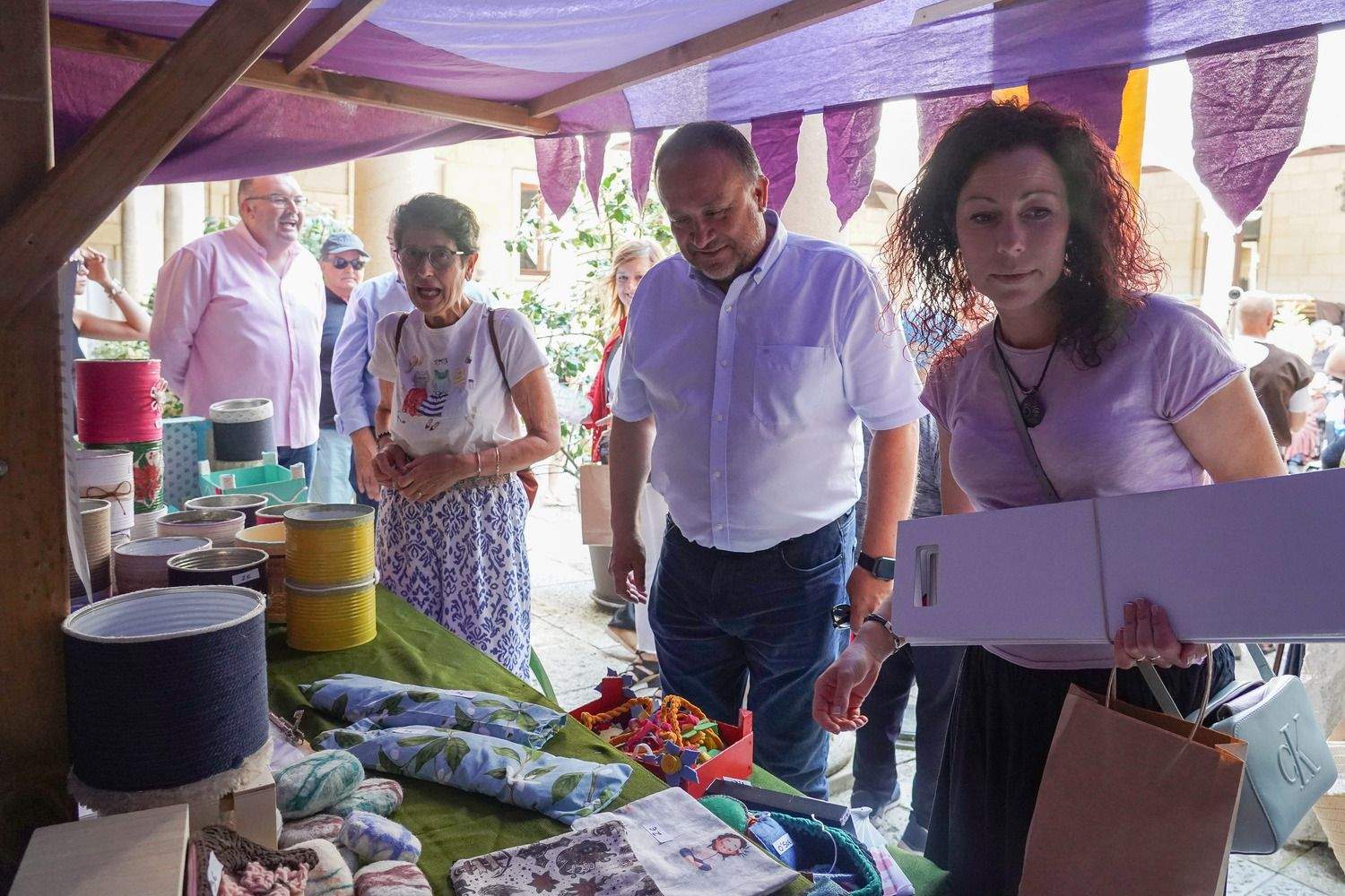 Inauguración de la Feria Medieval de los centros asistenciales de la Diputación de León | Campillo / ICAL