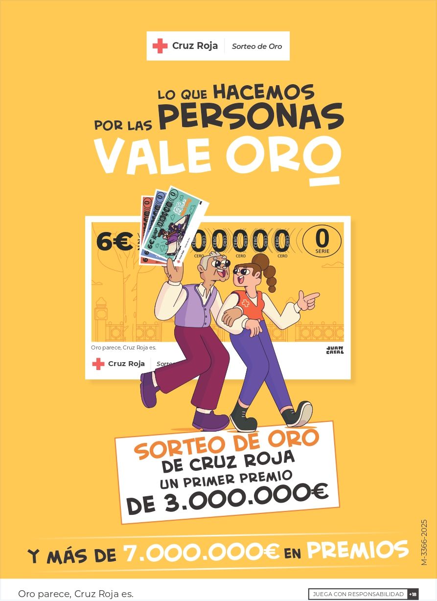 FLYER Sorteo de Oro Cruz Roja