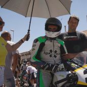 Fotograma del reportaje sobre el Gran Premio de Velocidad de La Bañeza emitido este miércoles en RTVE