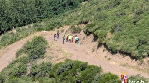 Trasladada al Hospital de León después de desvanecerse en una pista de Valdelugueros (León)