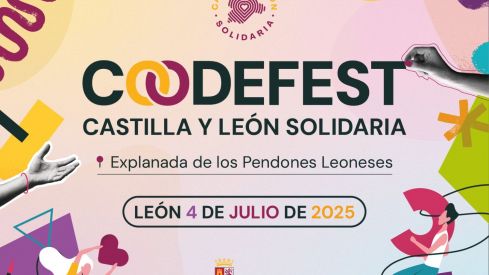 El Festival Coodefest Castilla y León Solidaria llenará de música, talleres y compromiso social la Explanada de los Pendones Leoneses