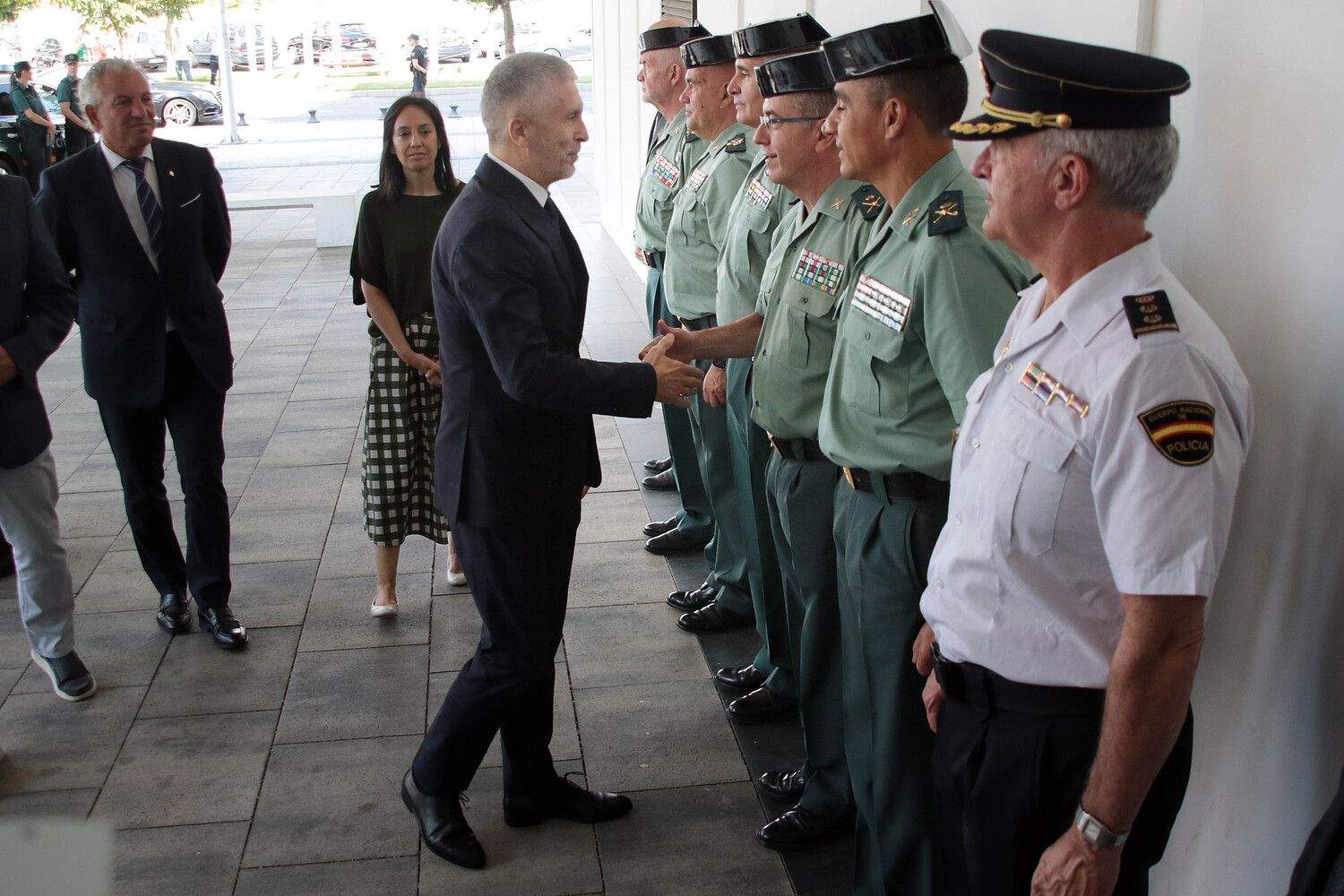 El ministro del Interior, Fernando Grande-Marlaska, presenta el sistema de denuncia telemática de la Guardia Civil | Peio García / ICAL