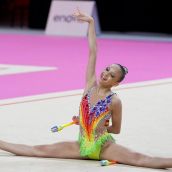 La gimnasta leonesa Marta Pérez cierra la temporada del Club Rimo proclamandose campeona de España 