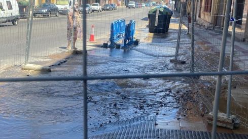 Tercer reventón en la avenida Párroco Pablo Diez de Trobajo del Camino en menos de 10 días | Ayuntamiento de San Andrés del Rabanedo