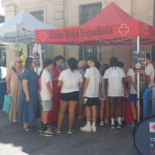 Iniciativa ‘En guardia contra el calor’ desarrollada este martes por Cruz Roja y Aguas de León