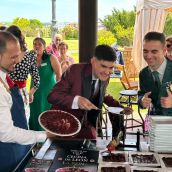 Una de las bodas que disfrutó de 'Cecina de León'