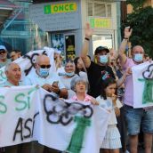 Concentración contra la construcción de la planta de biomasa de la Red de Calor de León