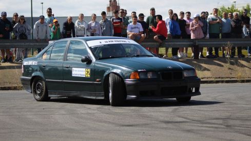 Trobajo del Camino ruge al ritmo de los motores del Slalom | José Martín