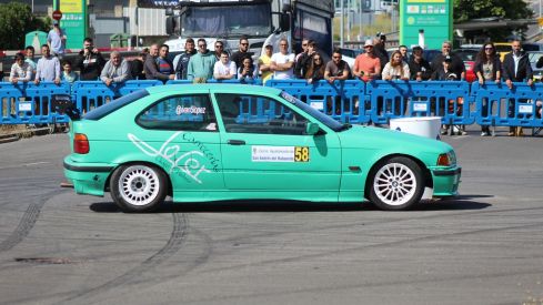 Trobajo del Camino ruge al ritmo de los motores del Slalom | José Martín