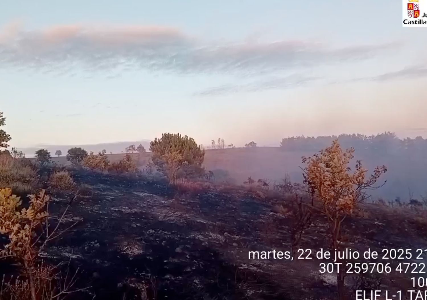 El incendio de Ferreras baja a Nivel 1 tras eliminarse el riesgo para la población de Riofrío (León) El incendio de Ferreras baja a Nivel 1 tras eliminarse el riesgo para la población de Riofrío (León)