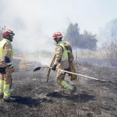 Incendio frente a la Escuela de Ingeniería Agraria y Forestal de León | Campillo / ICAL