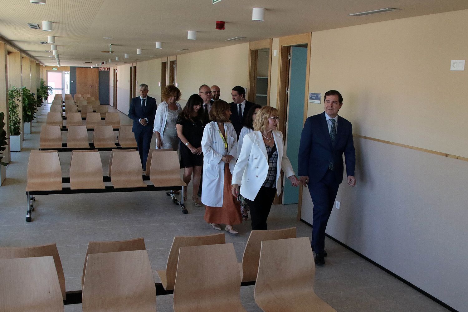 El presidente de la Junta de Castilla y León, Alfonso Fernández Mañueco, inaugura las nuevas instalaciones del centro de salud de Pinilla | Peio García / ICAL