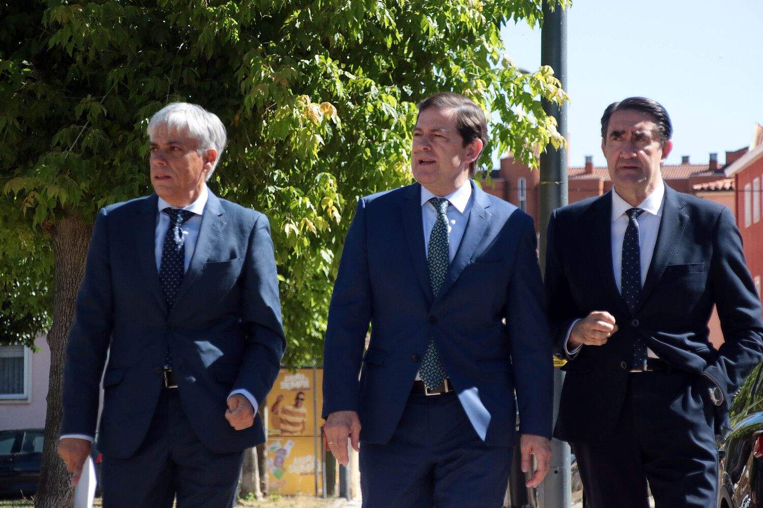 El presidente de la Junta de Castilla y León, Alfonso Fernández Mañueco, inaugura las nuevas instalaciones del centro de salud de Pinilla | Peio García / ICAL