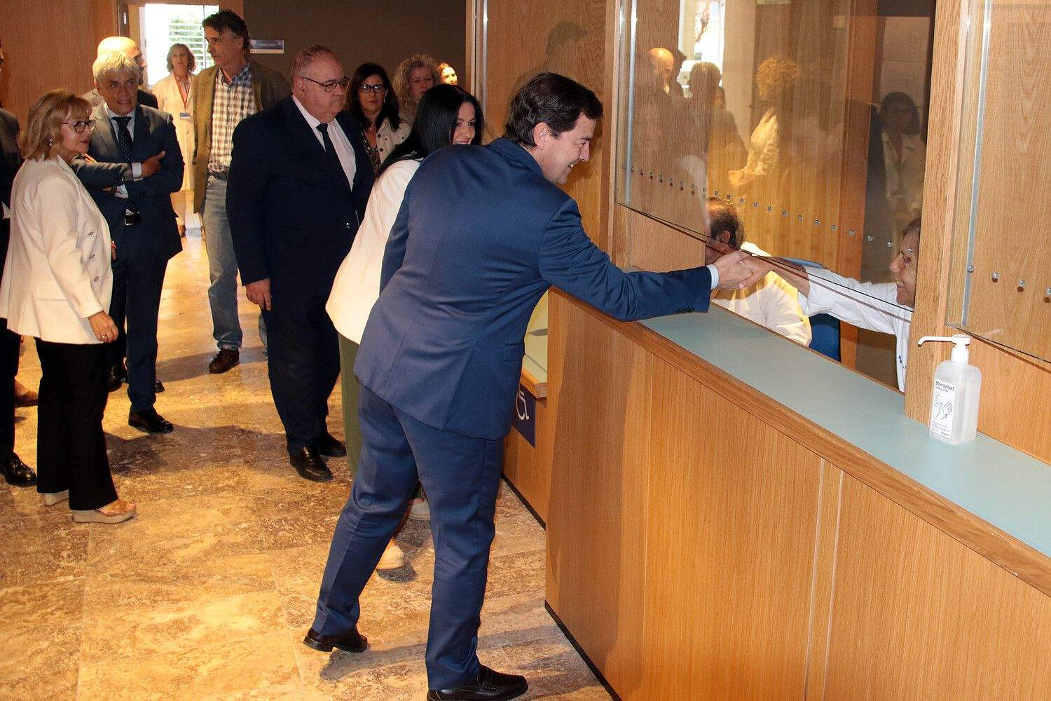 El presidente de la Junta de Castilla y León, Alfonso Fernández Mañueco, inaugura las nuevas instalaciones del centro de salud de Pinilla | Peio García / ICAL